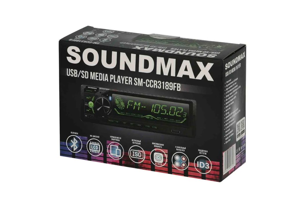 Автомагнитола Soundmax SM-CCR 3189FB Bluetooth