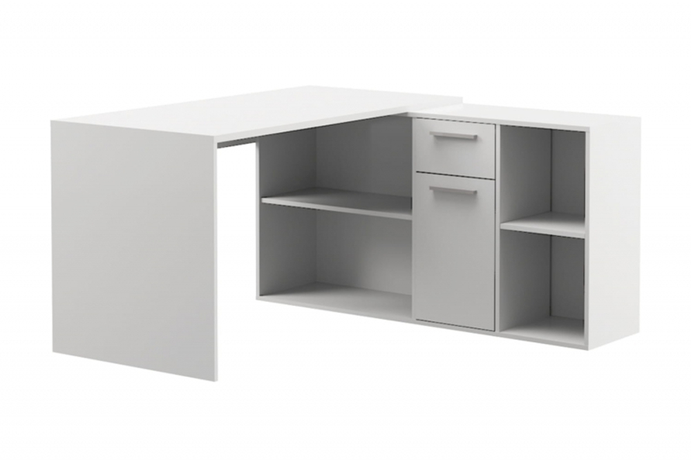 Лайт стол письменный 03.245 Белый шагрень