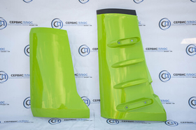 Обтекательугловой кабины внутрен/наружний прав. SHACMAN X3000 (зелёный)