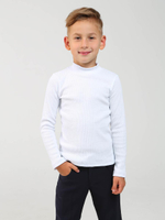 Водолазка для мальчиков "Марат-2" белый, р.122 (Ивашка)