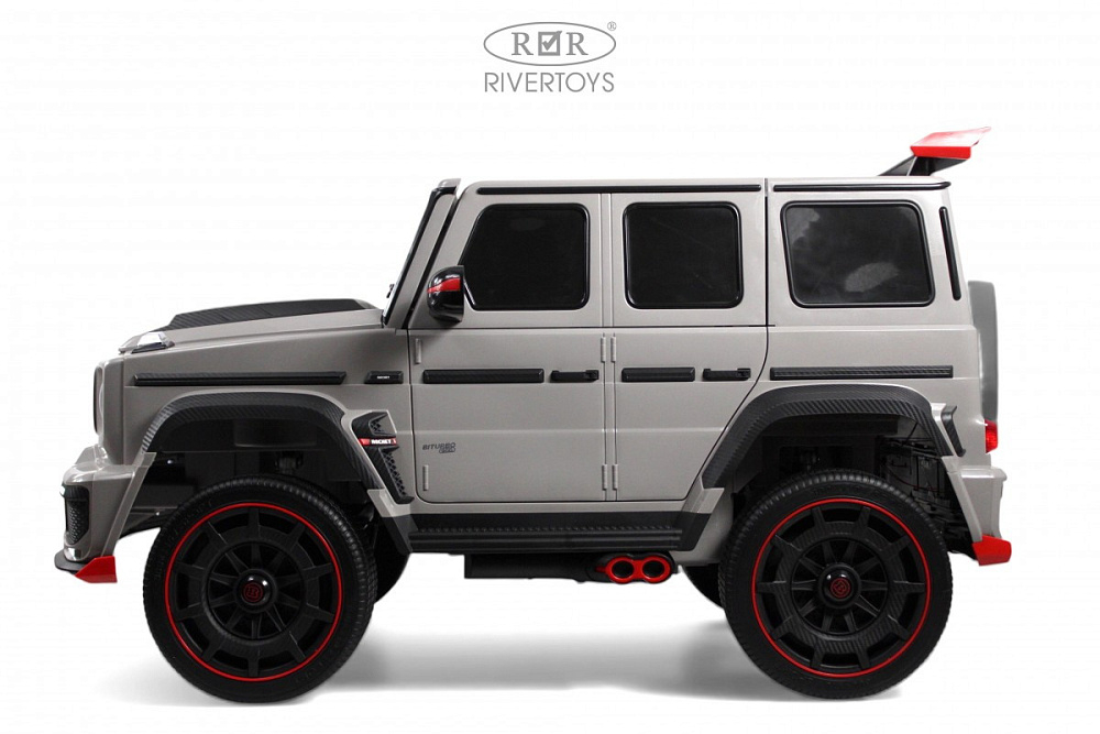 Детский электромобиль RiverToys Z888ZZ GREY/серый