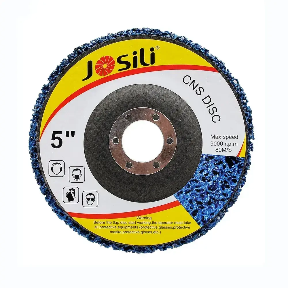 Диск коралловый шлифовальный Josili грубый 125мм, зачистной круг для УШМ/болгарки