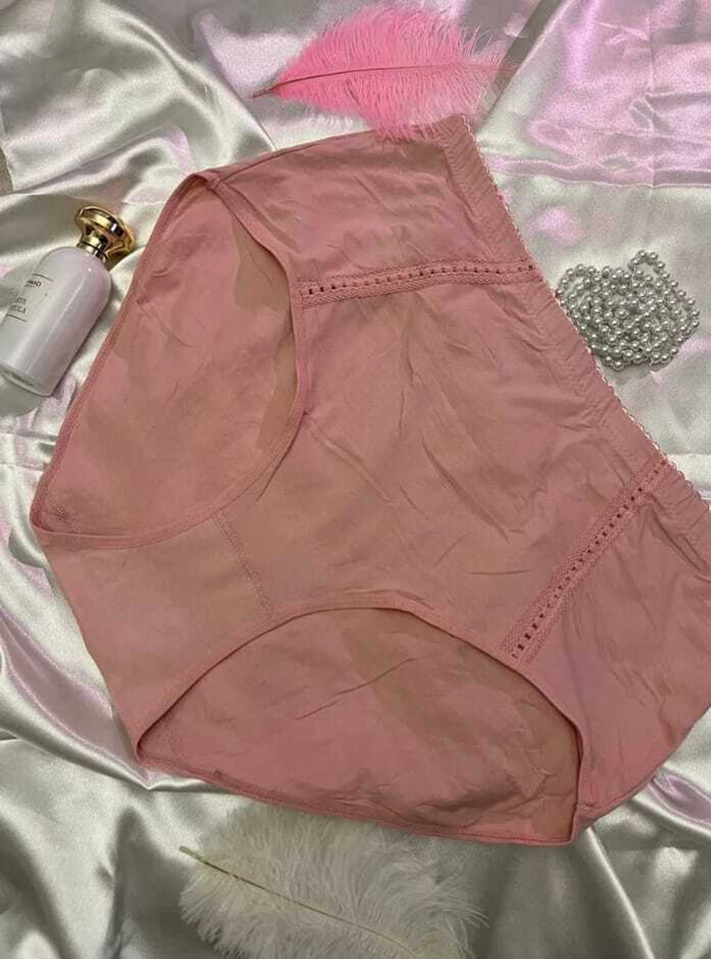 Трусы х/б,бок нашив,выс.пос(54-58) 50016