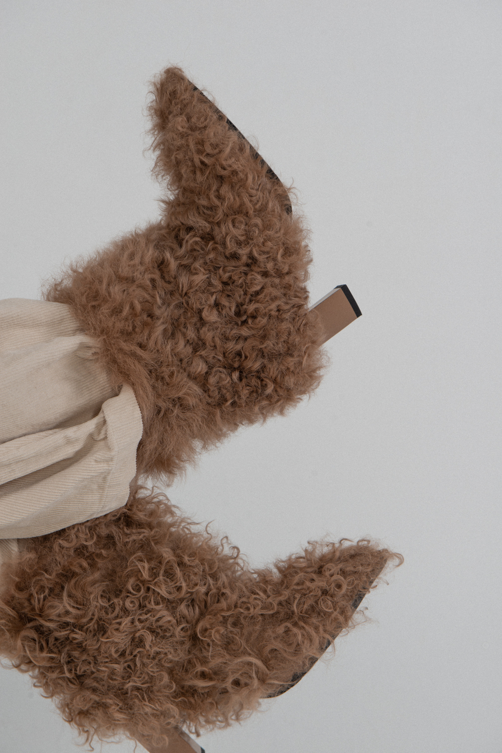 Ботильоны меховые WOOLY