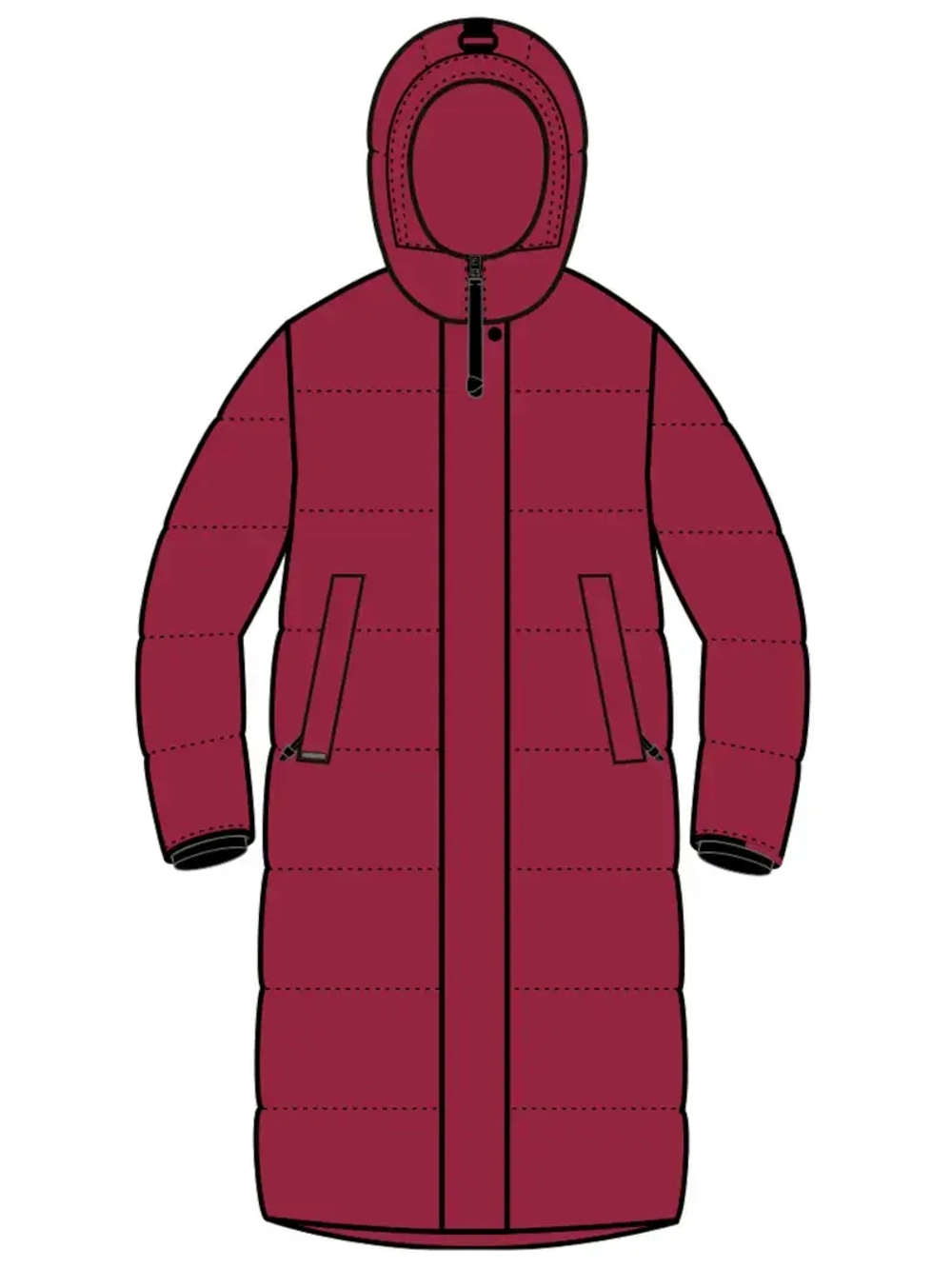 ПАЛЬТО ПУХОВОЕ BASK SHIRA