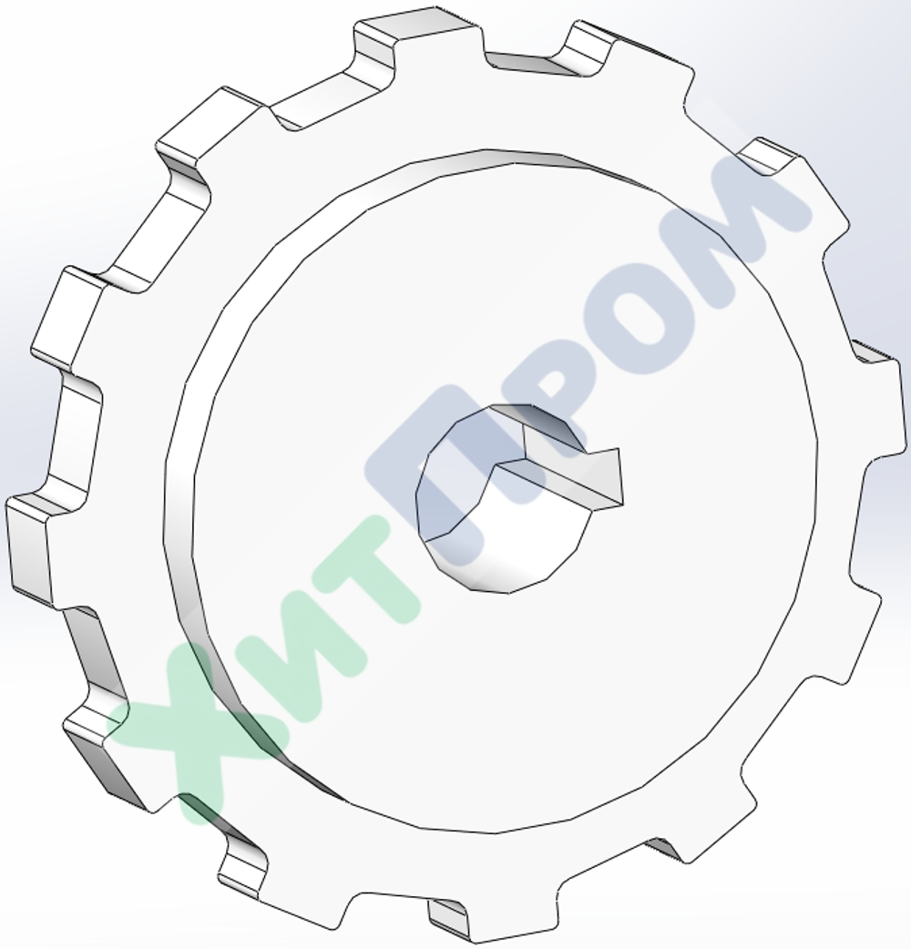 Звёздочка конвейерная толстая Z12 О20