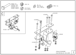 Фаркоп оцинкованный Galia N041A для Nissan Pathfinder 2004-2014(паспорт и сертификат в комплекте)(без электрики)