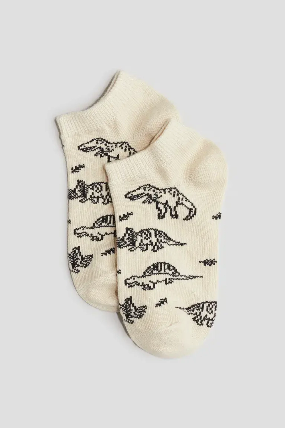 H&M Набор из семи пар носков с принтом, белый