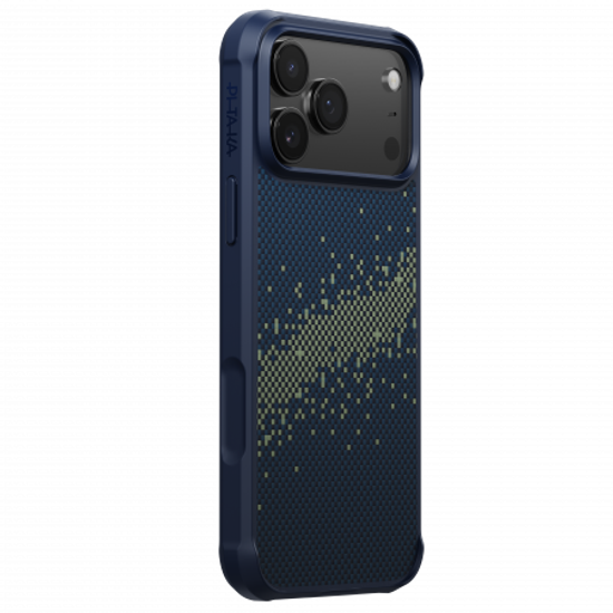 Противоударный чехол Pitaka Aramid ProGuard Case для iPhone 17 Pro, Milky way galaxy