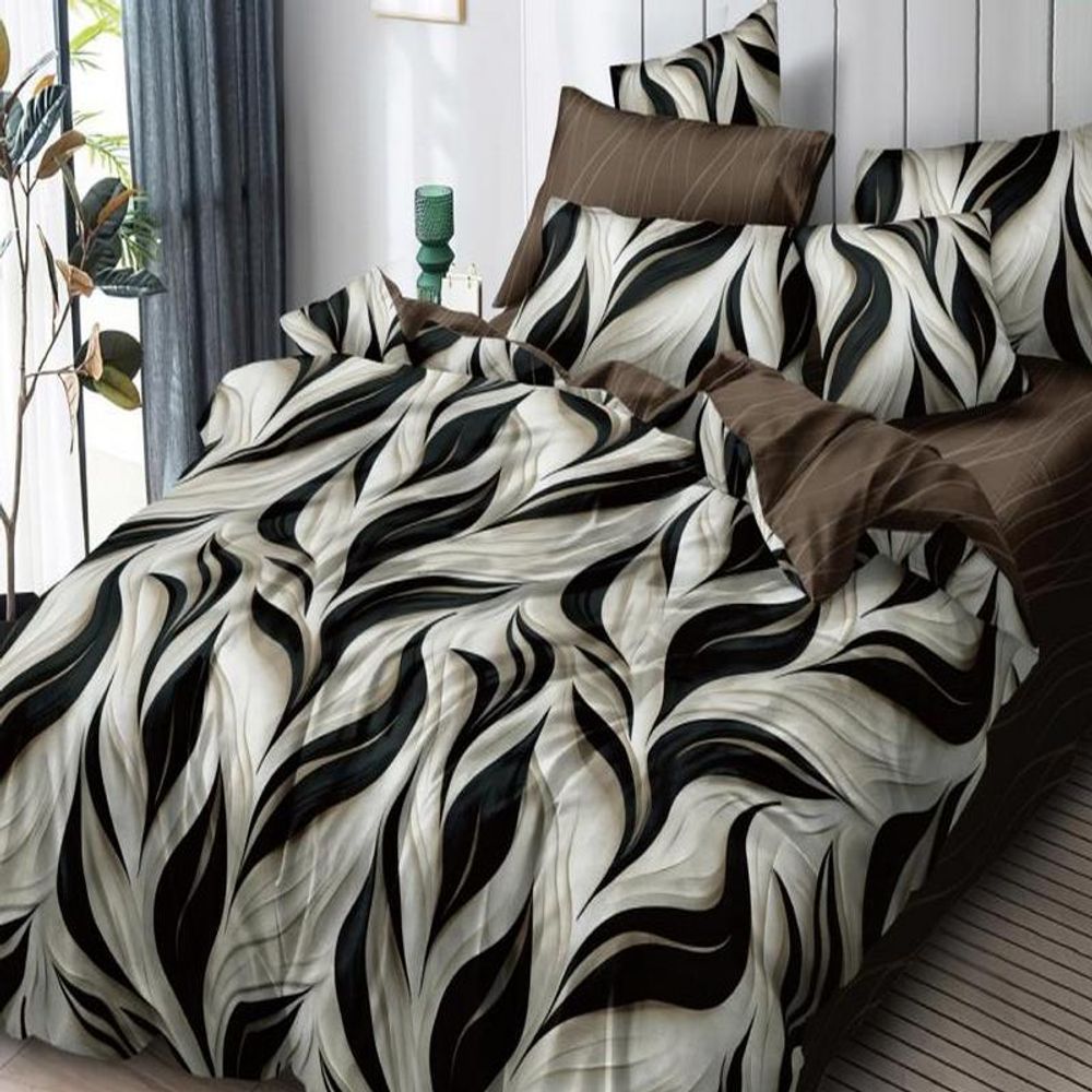 Комплект постельного белья "П37. F-80012", поплин, 100% хлопок, Россия.