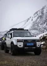Платформа на крышу с лестницей на Toyota Land Cruiser Prado 250 LC250 Крузак Прадо ящик Маркиза багажник