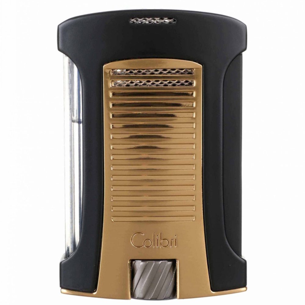 Зажигалка сигарная Colibri Daytona черное-золото LI770T16