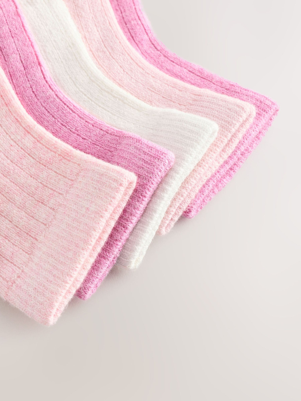 Носки для малышей Next E45-065, 5 шт., Белый, Розовый