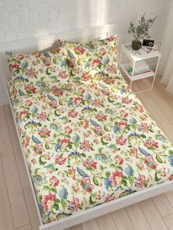 Простынь на резинке Сказка "Жар-птица" 140х200 см, перкаль