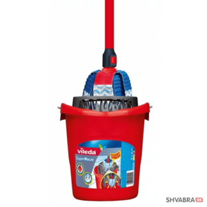 Ведро для отжима ленточных швабр Виледа Вишмоп (Vileda Super-Easy Torsion Power Mop Bucket)