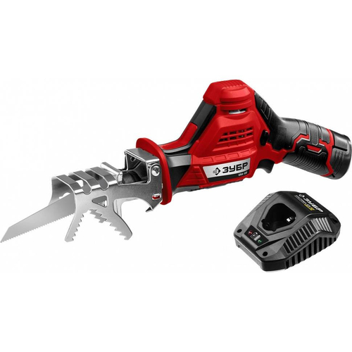 Пила сабельная Зубр СПЛ-125-21 12В 2Ач