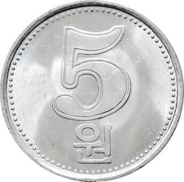 5 вон 2005 Северная Корея