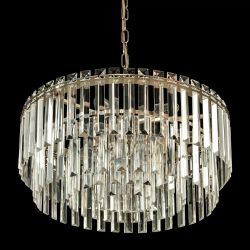 Citilux Фонда CL303193 Люстра хрустальная подвесная Бронза