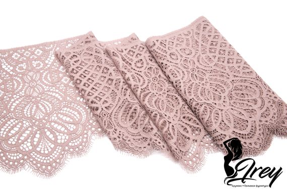 01-58 Кружево шантильи 25 см, кофейная роза