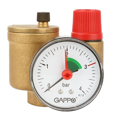 Группа безопасности для котла, 1", компактная, 3 бар, Gappo, G1453