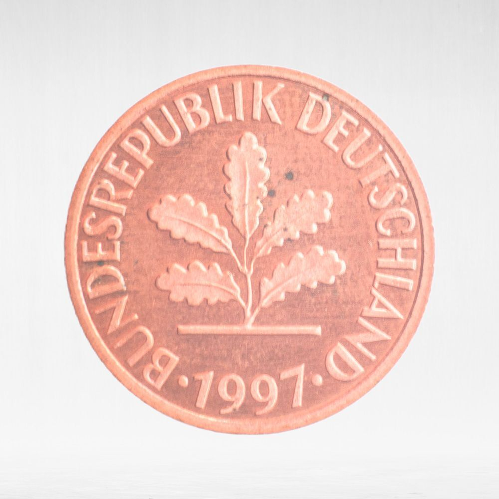 Germany, 1 Pfennig, 1997, (Karlsruhe Mint - "G"), XF