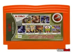 Картридж 8-Bit - 128в1 TANK 90+CHIP & DALE 2+JUNGLE BOOK+LODE RUNNER+M.K.4+WWF SMACK DOWN+DONKEY KONG 2.3+..