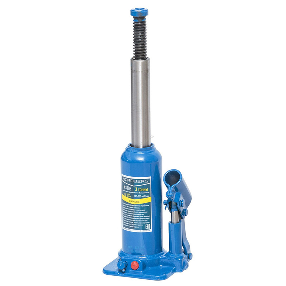 NORDBERG (N3103) Домкрат бутылочный, г/п 3 т