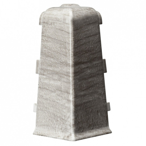 Угол наружный для плинтуса ПВХ Aberhof 70мм, 7044 Дуб Болтон (2 шт)