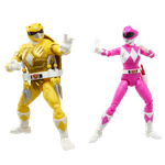 Фигурки Hasbro Lightning Collection Power Rangers X Teenage Mutant Ninja Turtles Collection Michelangelo Yellow and April Pink