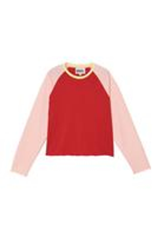 ZARA X BENITO ANTONIO ФУТБОЛКА В СТИЛЕ КОЛОР-БЛОК, РОЗОВЫЙ