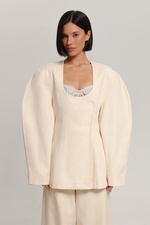 Жакет реглан из денима