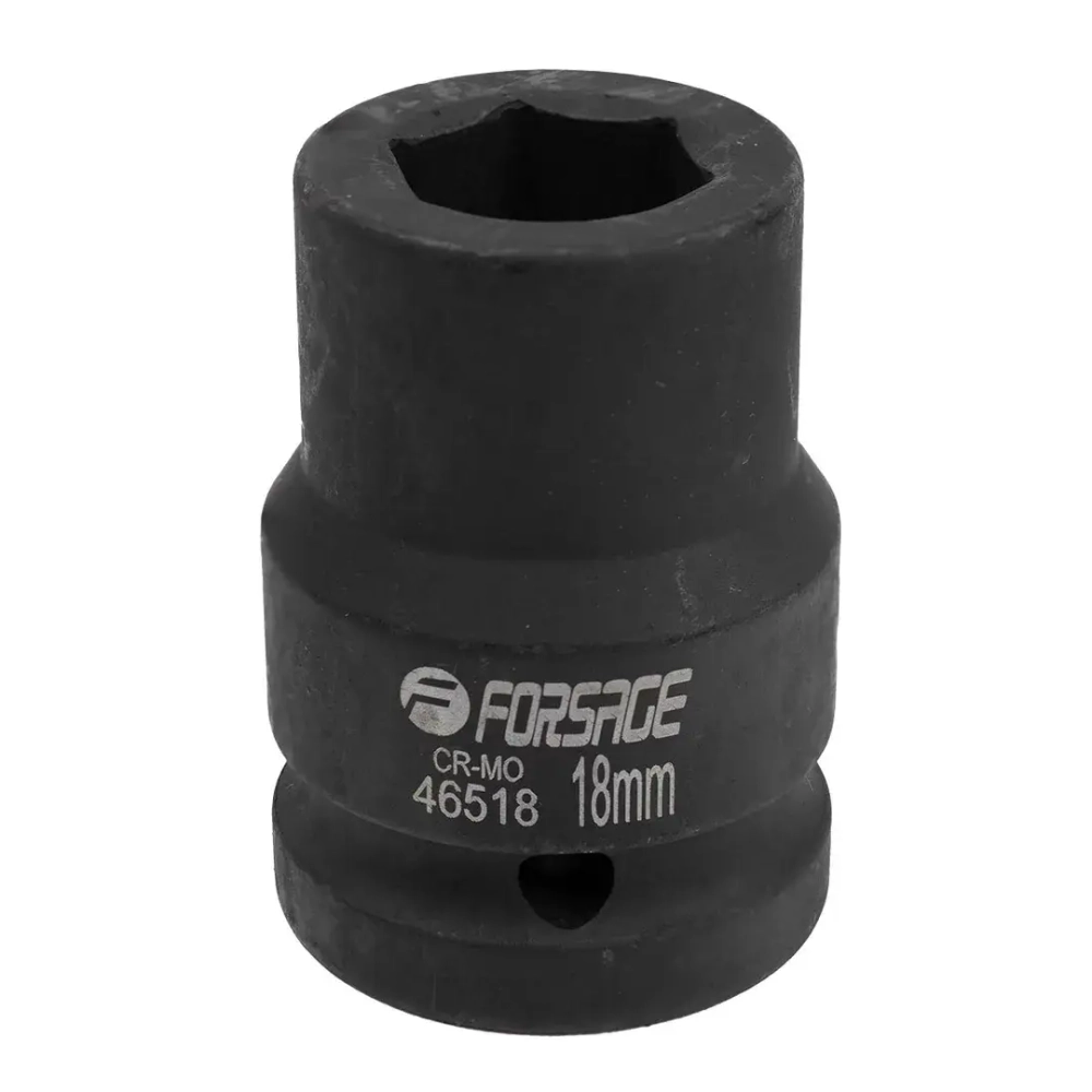 Головка ударная 18мм (6гр.) 3/4'' Forsage F-46518