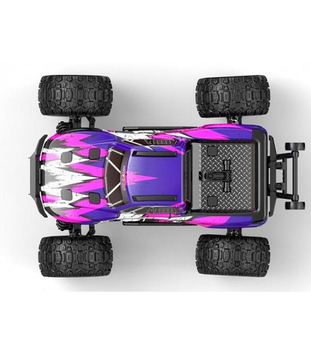 Радиоуправляемый монстр MJX Hyper Go H16H (фиолетовый) 4WD 2.4G LED GPS 1/16 RTR