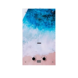 Водонагреватель газовый GENBERG Декор-Eco 210.01 Океан, 10 л/мин, 20 кВт