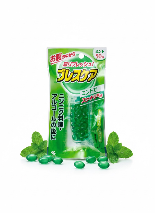 Освежающие капсулы для полости рта с длительным действием Kobayashi Breath Care Refreshing Capsule