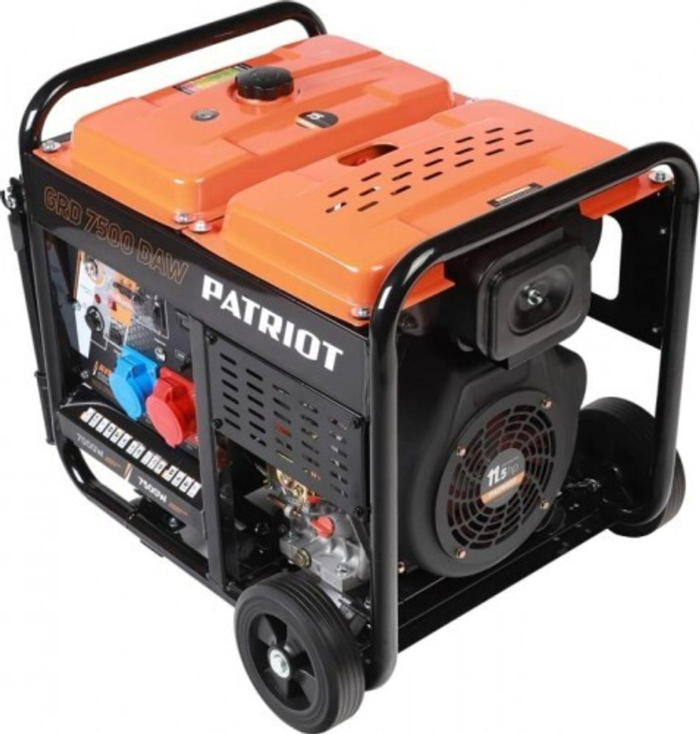 Электростанция дизельная с воздушным охлаждением PATRIOT GRD 7500DAW 472732275