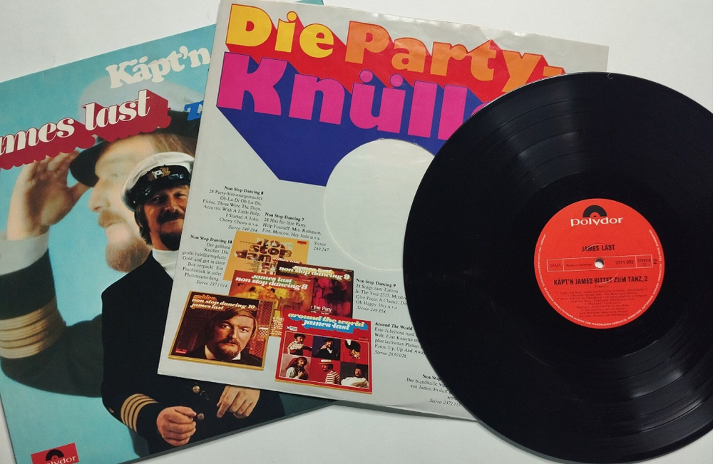 Винтажная виниловая пластинка LP James Last Kaptn James Bittet Zum Tanz Folge 2 (Germany 1975)