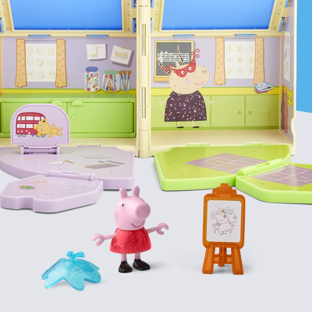 Hasbro ŚWINKA PEPPA - Детский сад с игровой площадкой Раскладной + аксессуары G0530
