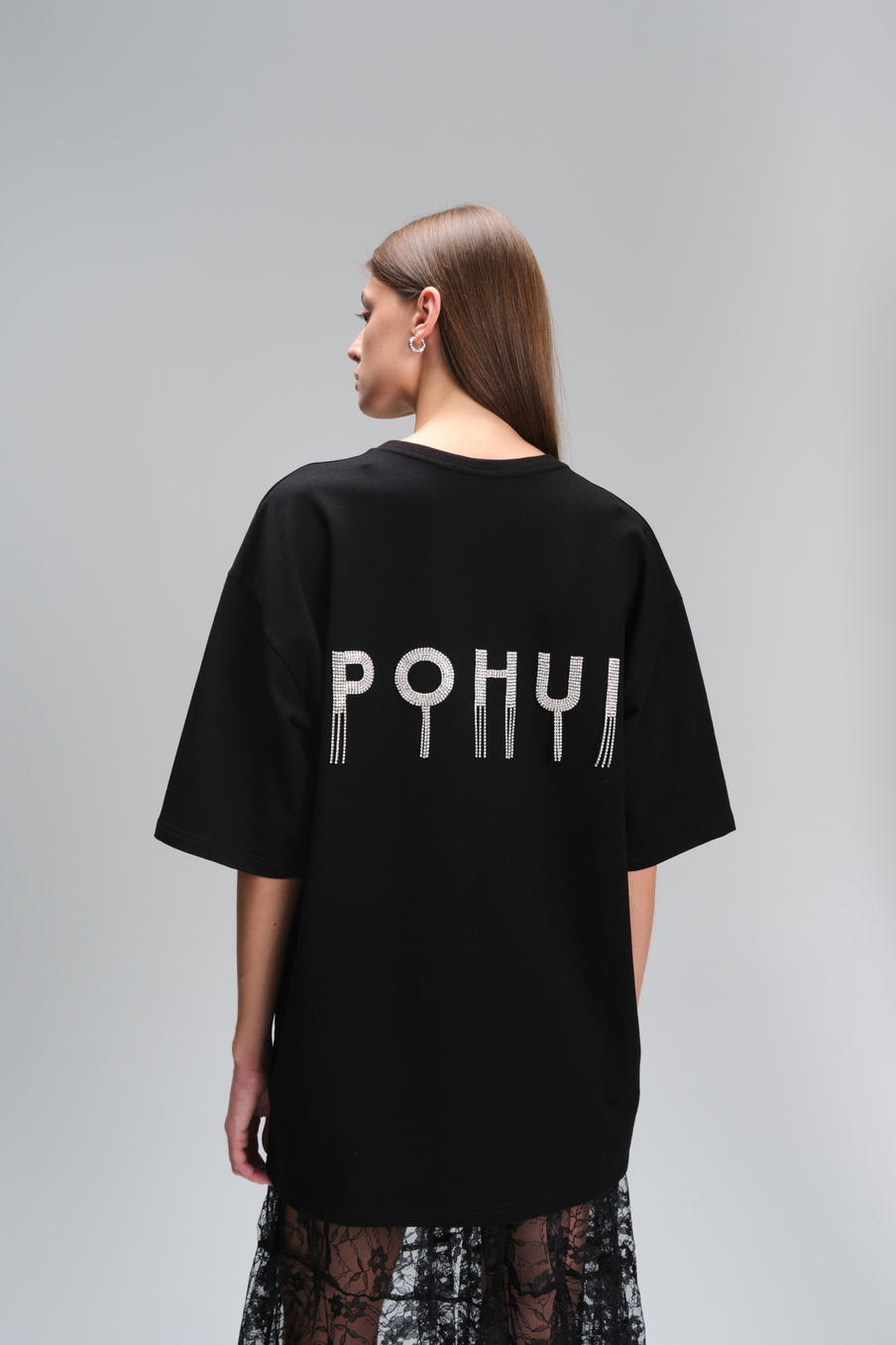 Футболка "POHUI" | Черный