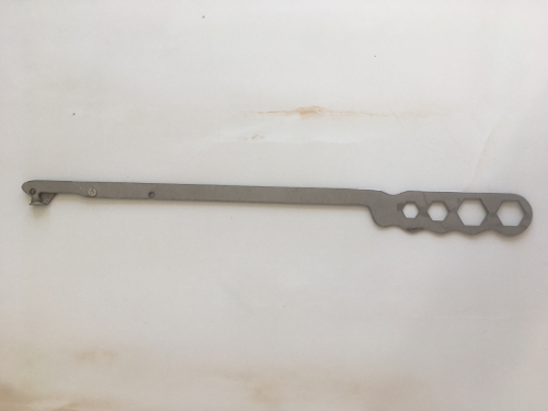 Крючек для продергивания  веревки в ледовой проушине / Титан / L-275/W-14g