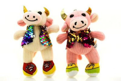 Мягкая игрушка Корова 13см