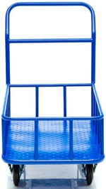 Тележка платформенная СТЕЛЛА-ТЕХНИК КПБ-300-200 с бортом КПБ-300-200-И