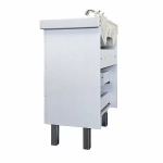 Тумба с раковиной Comforty Никосия 00-00011160 60 белый глянец