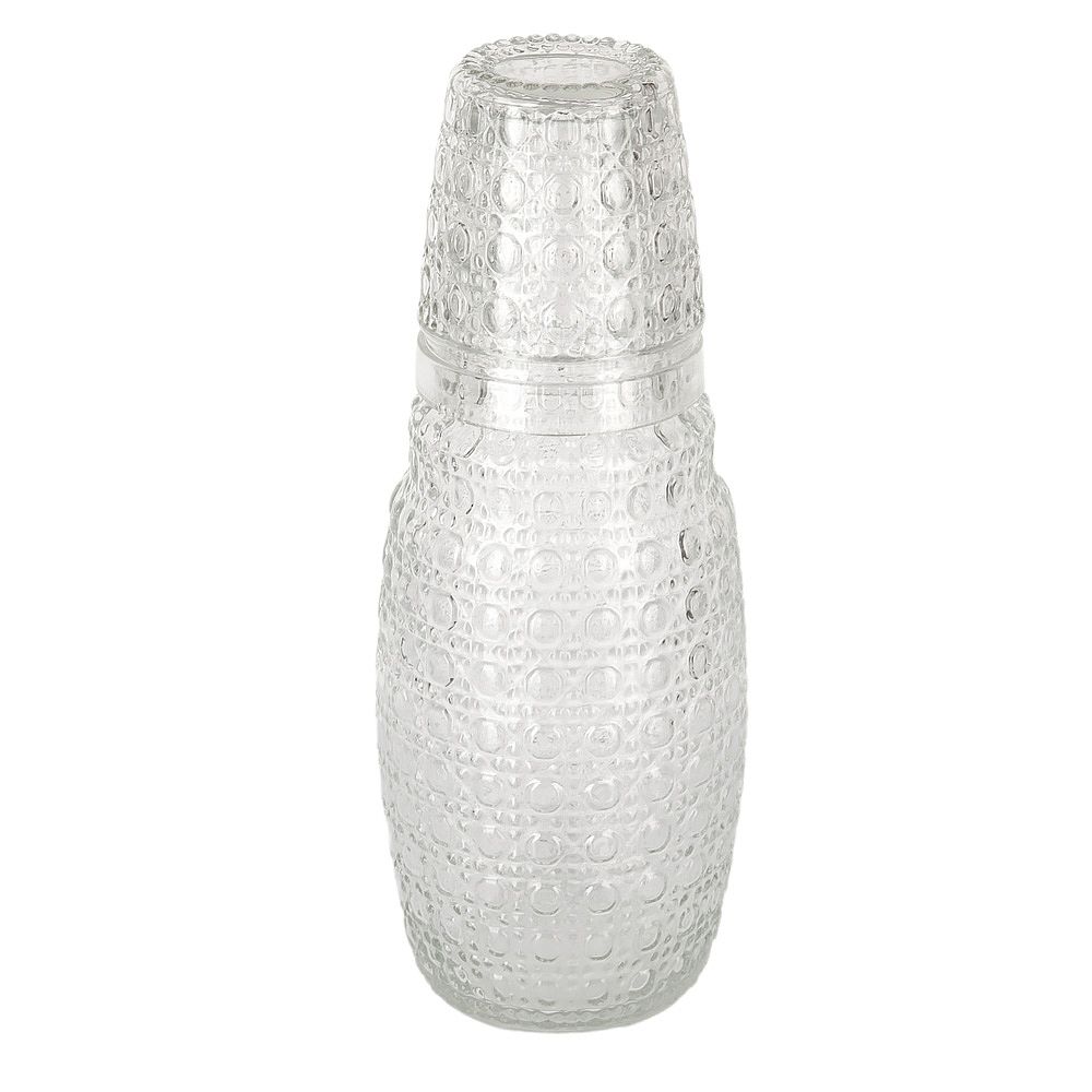 Графин со стаканом, набор 2пр. 1100мл/250мл (стекло) (индивидуальная упаковка)