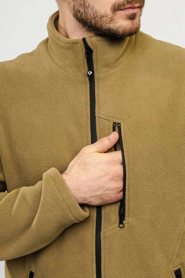 Кофта "НОХО" флисовая мужская, цвет "Болотные угодья"