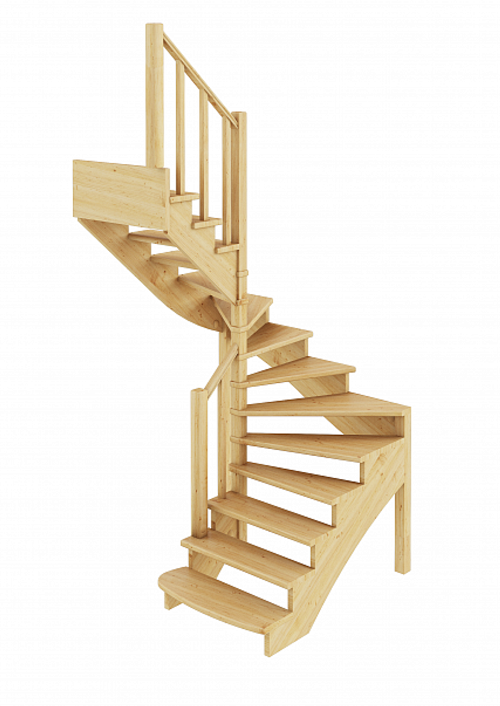 Лестница на второй этаж К-003м/2 Левая