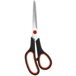 Ножницы универсальные бытовые «ИДЕЯДОМА», цвет черный, 19.3см (блистер Селфи)