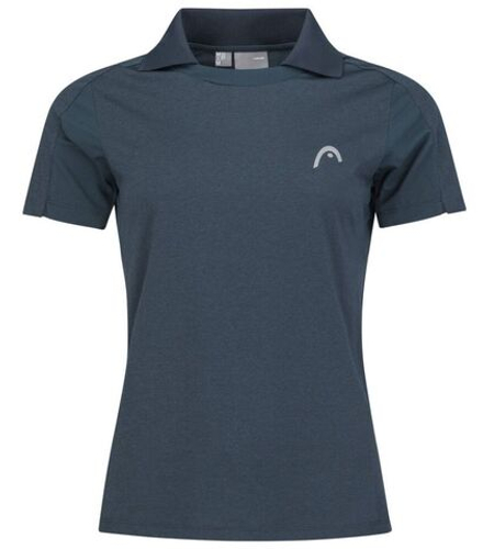 Женское поло Head Padel Tech Polo Shirt - небесный