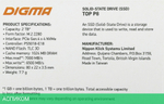 SSD диск Digma 2Tb Top P8 M.2 2280 (DGST4002TP83T)