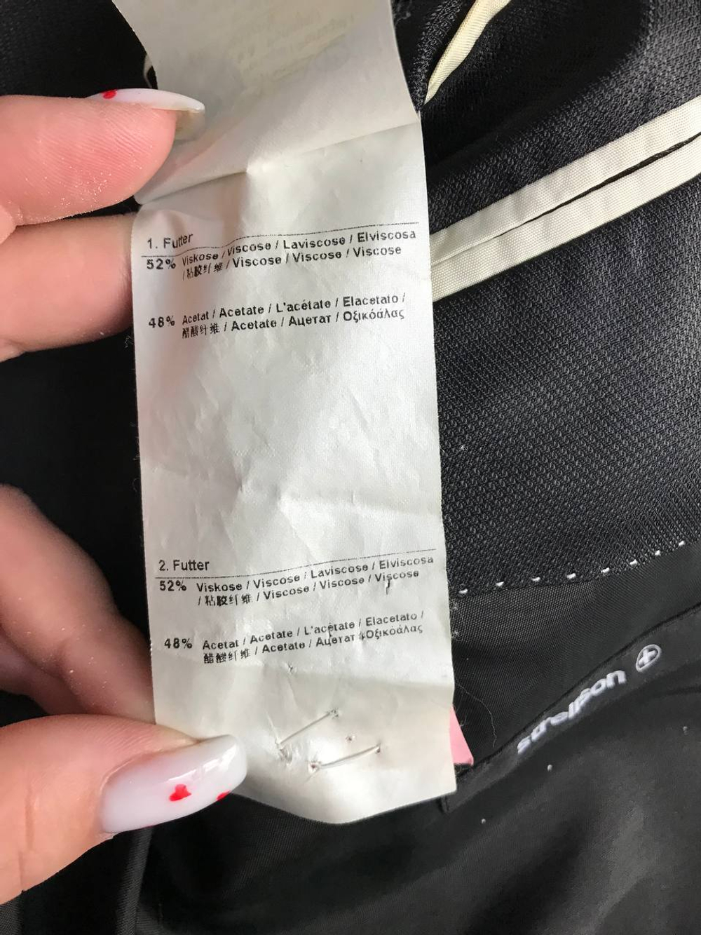 Пиджак Strellson премиального уровня 50-52 размер, с дефектом